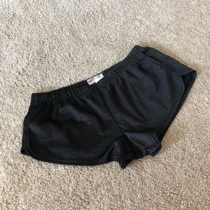 Black Mesh Soffe Shorts